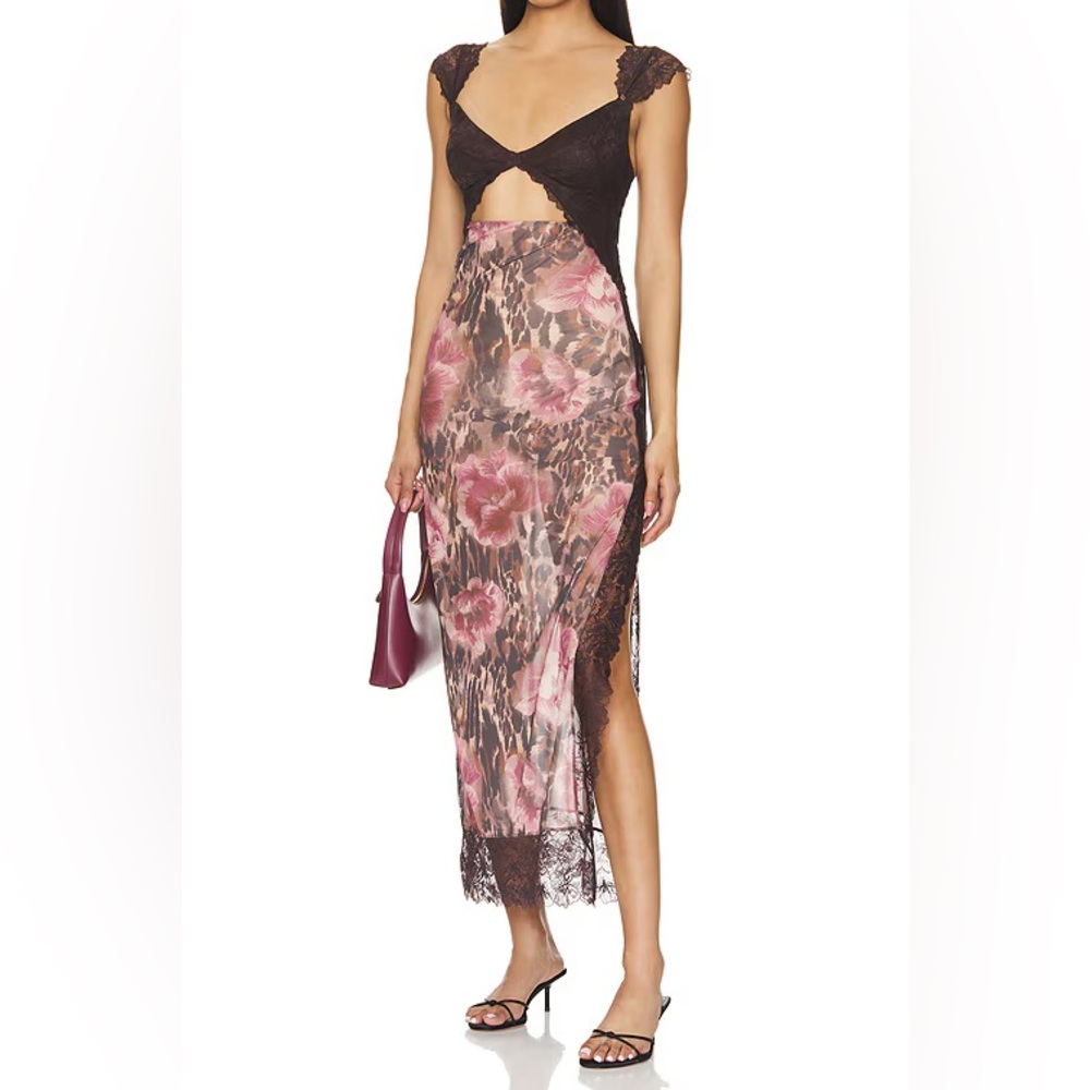 Free People Floral Lace Women Dress